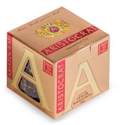 Чай "ARISTOCRAT" карт., 100 гр., фруктовый, "Friut Tea"