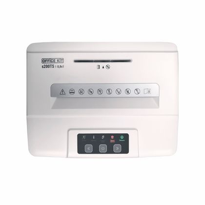 Уничтожитель Office Kit S200TS 0,8x2 (P-7, 0,8х2 мм, 7 лист., 25литров, диски, карты, скобы)