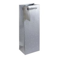 Пакет бумажный подарочный 12,7*9*35,5 см "Silver ombre"
