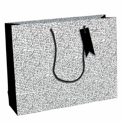 Пакет бумажный подарочный 21,5*10,2*25,3 см "Baudelaire"