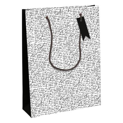 Пакет бумажный подарочный 21,5*10,2*25,3 см "Baudelaire"