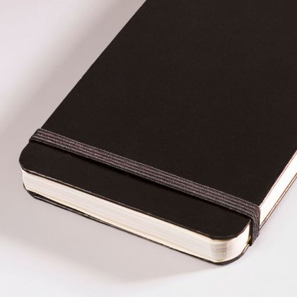 Блокнот А6 90*150 мм, 184 л., лин. "Leuchtturm1917. Portrait Pocket" тв. обл., кожзам., на резинке, шалфей
