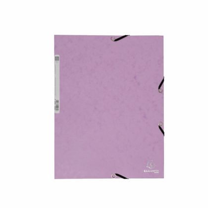 Папка на резинках 15 мм. "Aquarel" карт., персиковый
