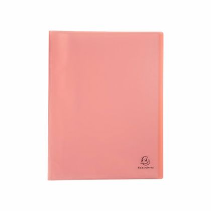 Папка на 40 карманов "Chromaline Pastel" пласт., ассорти