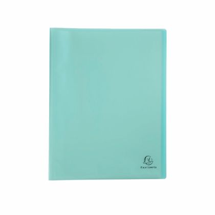 Папка на 40 карманов "Chromaline Pastel" пласт., ассорти