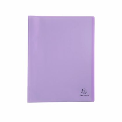 Папка на 40 карманов "Chromaline Pastel" пласт., ассорти