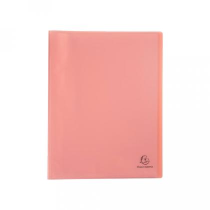 Папка на 40 карманов "Chromaline Pastel" пласт., ассорти