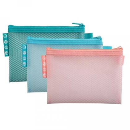 Папка конверт на молнии А4 "Chromaline Pastel" ассорти