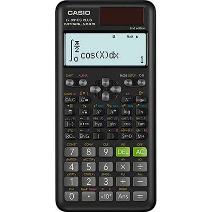 Кальк. научн. FX-991ES Plus 2 черный 12,7*78*154,5 мм 417 функций Casio