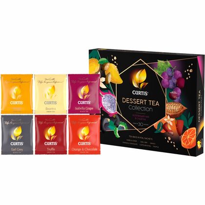 Чай "Curtis" 30 пак*1,95 гр., 6 вкусов, Dessert Tea Collection