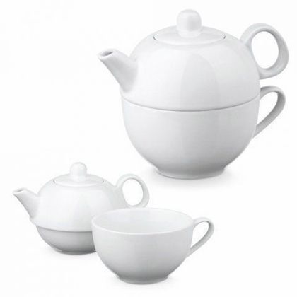 Набор чайный чайник+чашка "Infusions" упак., белый