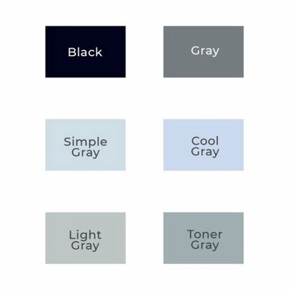 Ручка капиллярная "Sketchmarker. Grey" 0.4 мм, набор 6 штук