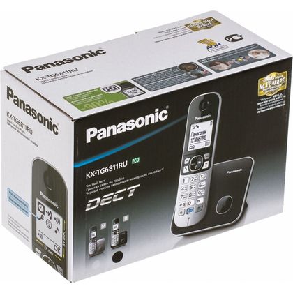 Телефонный аппарат Panasonic KX-TG6811RUB