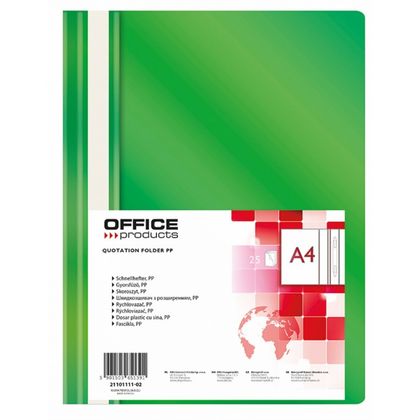 Папка скоросшиватель А4 "Office Product" зелёный