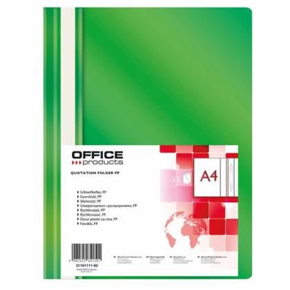 Папка скоросшиватель А4 "Office Product" зелёный