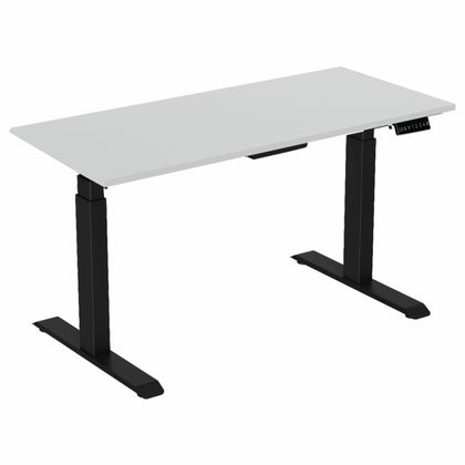 Стол с электроприводом двухмоторный WellDesk Uplift, цвет белый,столешница ДСП,1395х800х18 w1100 ST9, мотор Bosch
