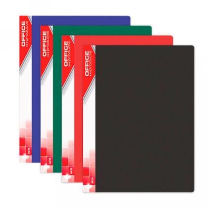 Папка на 30 карманов "Office Product" пласт., синий
