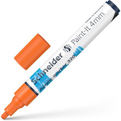 Маркер акриловый  "Paint-It 320" 4 мм, оранжевый