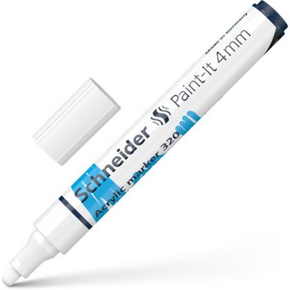 Маркер акриловый  "Paint-It 320" 4 мм, белый