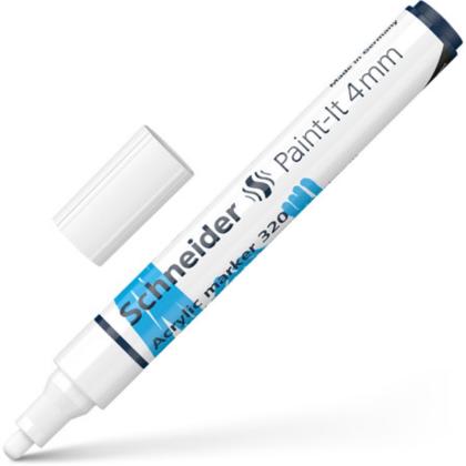 Маркер акриловый  "Paint-It 320" 4 мм, белый