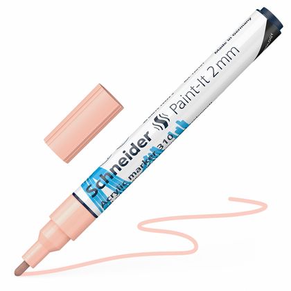 Маркер акриловый  "Paint-It 310" 2 мм, золотой
