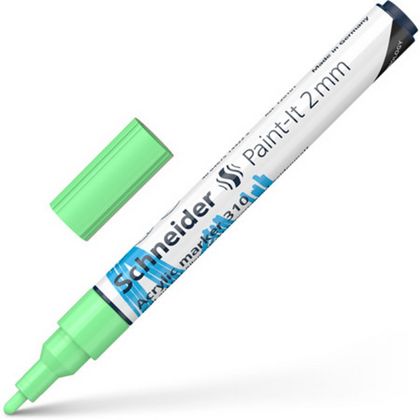 Маркер акриловый  "Paint-It 310" 2 мм, зеленый пастельный
