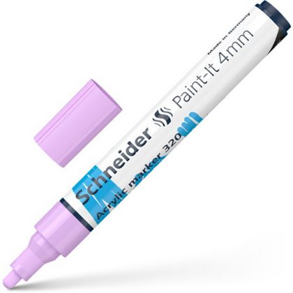 Маркер акриловый  "Paint-It 320" 4 мм, фиолетовый пастельный