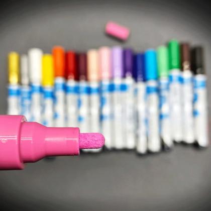 Маркер акриловый  "Paint-It 320" 4 мм, серебрянный