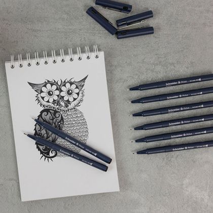 Набор ручек капиллярных "Fineliner Pictus", 3 шт., ассорти