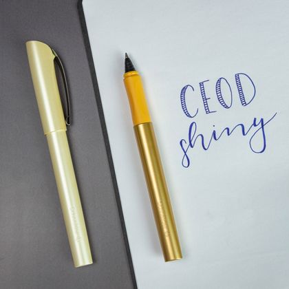 Ручка роллер "Ceod Shiny" пласт., графит, стерж. синий