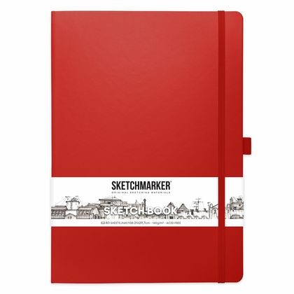 Скетчбук "Sketchmarker" 21*30 см, 140 г/м2, 80 л., изумрудный