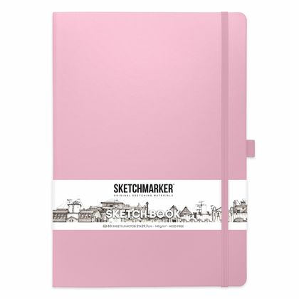 Скетчбук "Sketchmarker" 21*30 см, 140 г/м2, 80 л., изумрудный