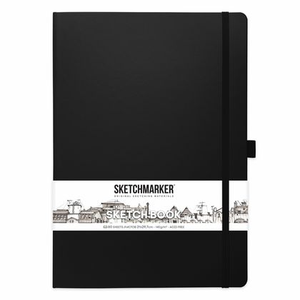 Скетчбук "Sketchmarker" 21*30 см, 140 г/м2, 80 л., изумрудный