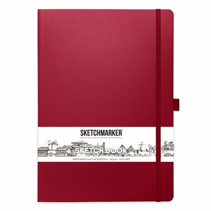 Скетчбук "Sketchmarker" 21*30 см, 140 г/м2, 80 л., лимонный