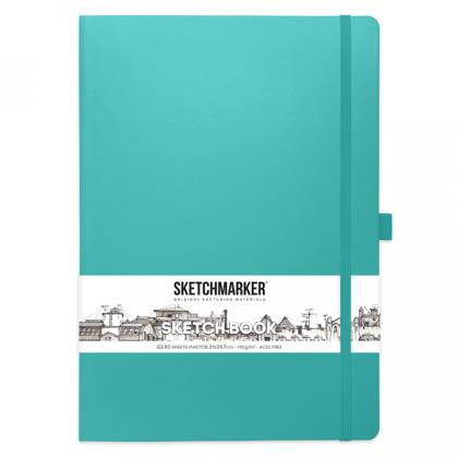 Скетчбук "Sketchmarker" 21*29,7 см, 140 г/м2, 80 л., белый