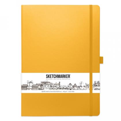 Скетчбук "Sketchmarker" 21*29,7 см, 140 г/м2, 80 л., белый