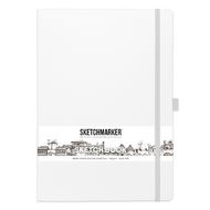 Скетчбук "Sketchmarker" 21*30 см, 140 г/м2, 80 л., белый