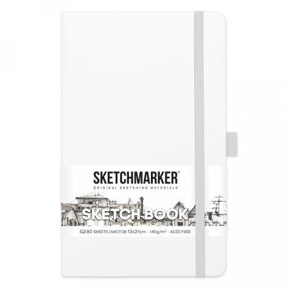 Скетчбук "Sketchmarker" 13*21 см, 140 г/м2, 80 л., фиолетовый пастельный