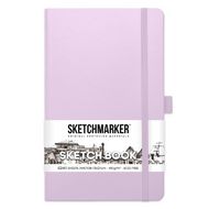 Скетчбук "Sketchmarker" 13*21 см, 140 г/м2, 80 л., фиолетовый пастельный