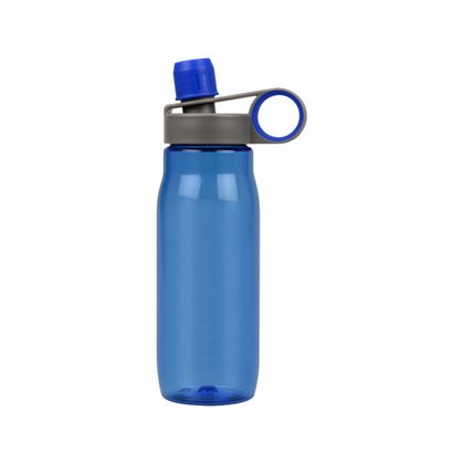 Бутылка д/воды 650 мл. "Stayer" пласт., прозрачный синий/серый