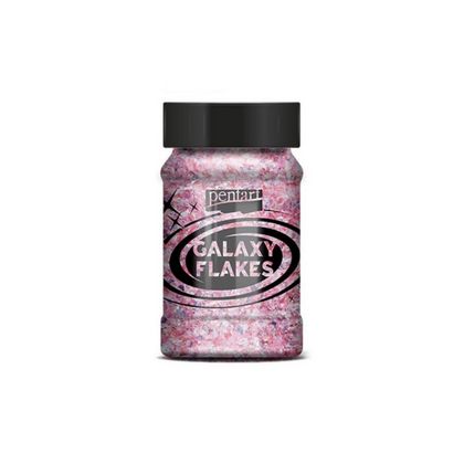 Хлопья декоративные "Pentart Galaxy Flakes" 15 гр, розовая Эрида