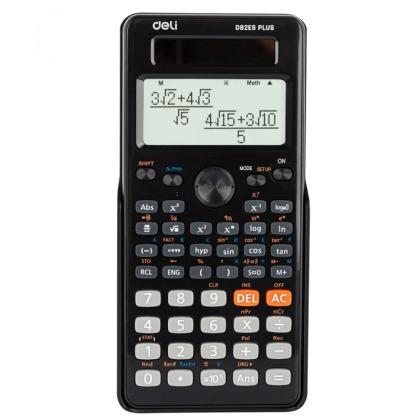 Кальк. научн. D82ES Deli Ultimate черный 180*90*20 мм 252 функции