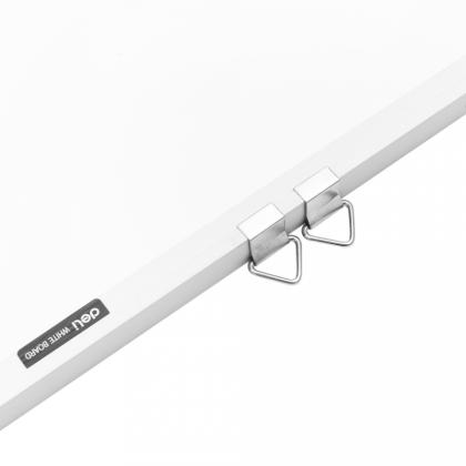 Доска  90*120 см, полимер, белый, в белом алюмин. профиле Deli