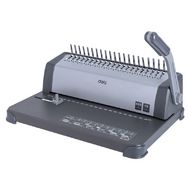 Перфобиндер Deli Plastic Binder 3872 на пласт. пружину, сшивает до 425 лст., перфорирует 15 лст.