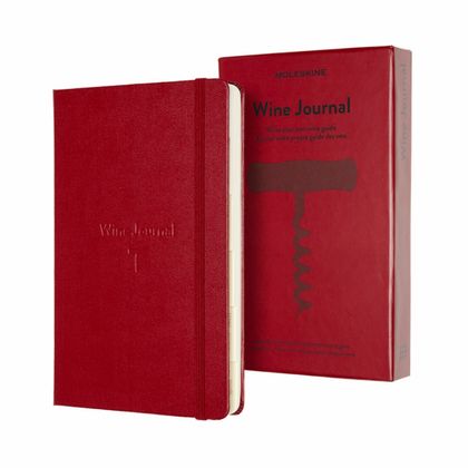 Блокнот А5 130*210 мм, 200л., тонир., лин. "Passion Wine" интегральн. обл. полипропилен., на резинке, винный, подарочн. упак.