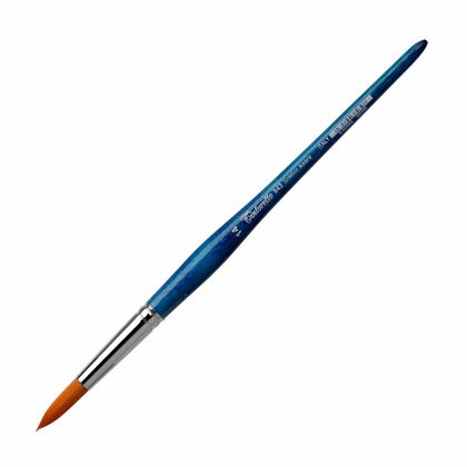 Кисть д/рисования "Tintoretto Amber" синтетика, круглая, на короткой ручке №10