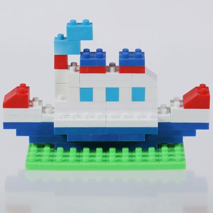 Ластик "IWAKO BLOCKS Steamboat Kit", блистер