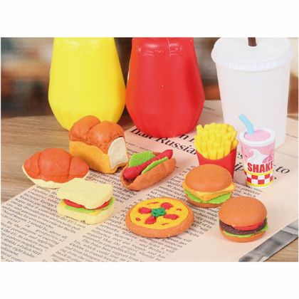 Ластик "IWAKO Fast Food " ассорти