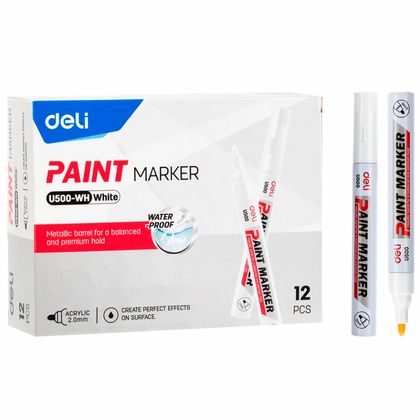 Маркер перм., на нитрокраске "Paint marker" 2 мм, черный