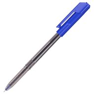 Ручка шарик. "Arrow" 0,7 мм., пласт., прозрачный/синий, стерж. синий